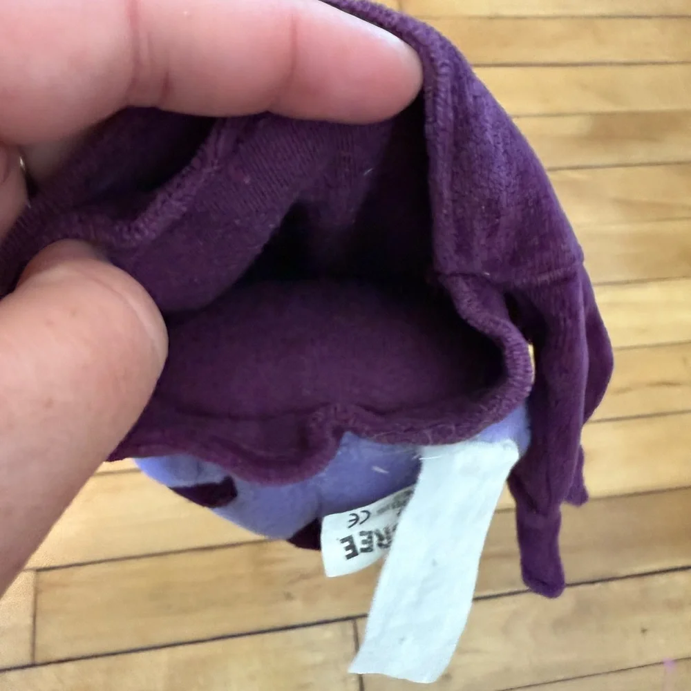 Vintage Gymboree Purple Spider Bug Hand Puppet‎ Plush Toy